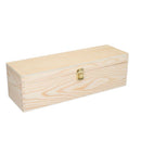 Cassetta portabottiglie vino legno naturale 1 bottiglia champagne cm 38x13xh12