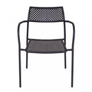 Sedia da Giardino Windsor Impilabile 56x56x78 h cm in Acciaio Antracite