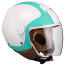 Casco Demi-Jet per Scooter Visiera Lunga CGM Positano 107V Bianco Varie Misure