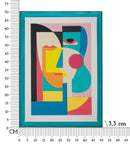 Stampa su Tela Picassy con Cornice 50x3,3x70 cm in Pino e Tela e Plastica      