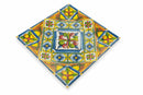 Set 6 Piatti Quadrati in Porcellana 30x30 cm Villa d'Este Home Tivoli Costiera