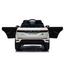 Macchina Elettrica per Bambini Licenza Land Rover Evoque 12V con Telecomando Bianco