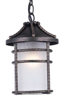Lampada Lanterna 60W con Catena Bauer Anversa Ruggine