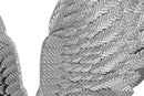 Pannello Ali Beauty Coppia Silver 37,5x3x100 cm in Ferro Argento      