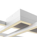 Plafoniera Modern in Metallo e Acrilico Rida Bianco