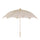 Ombrello Parasole in Pizzo traforato crema cm Ø60x4xh44