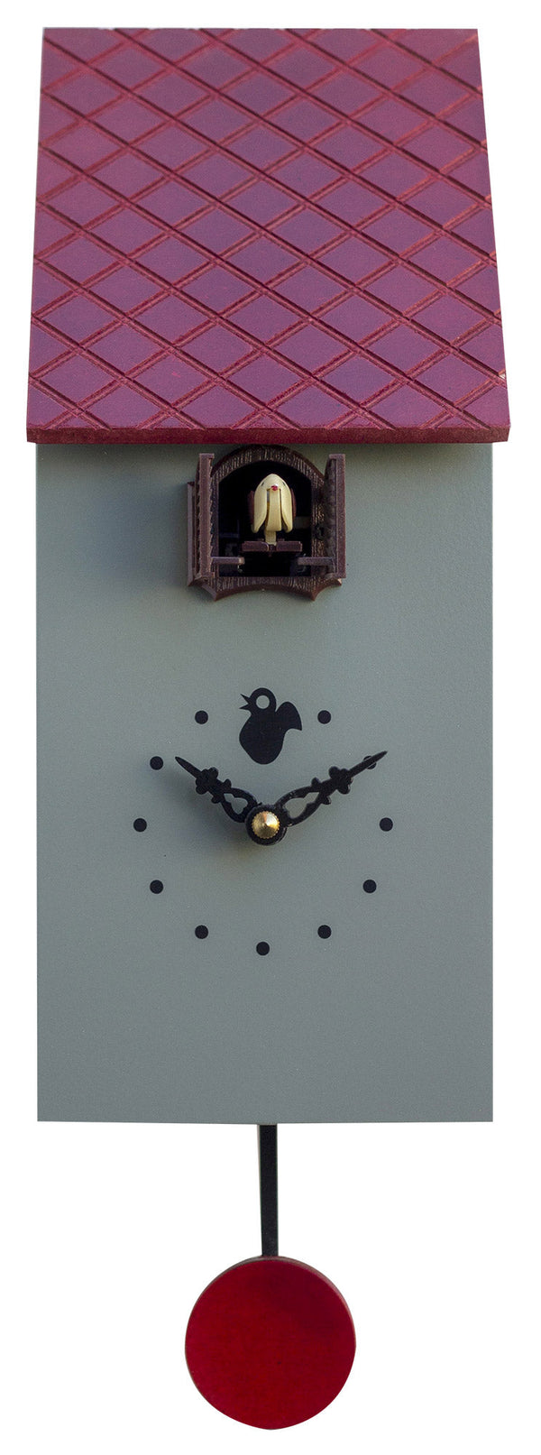 prezzo Orologio a Cucù da Parete 13x30x12 cm Pirondini Italia Portofino Grigio Cemento