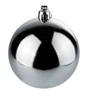 Set 8 Palle di Natale Ø7 cm in Plastica Argento