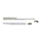 Guide Cassetto con Estrazione Soft 290 mm in Acciaio Emuca Bianco