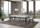 Tavolo Allungabile 120/224x90x77 cm Paxon Premium Bianco Frassino