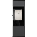 Stufa a Legna 5,5/10KW in Acciaio Flig Stanton Nera