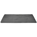 Tappeto Moderno 230x160 cm in Poliestere Grigio