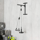 Pulley Machine Home Gym e Puleggia LAT Machine Attacco per Dischi Pesi Universali con Accessori   
