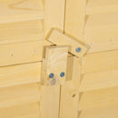 Armadio Mobile Portaoggetti da Giardino 87x46,5x160 cm in Legno 