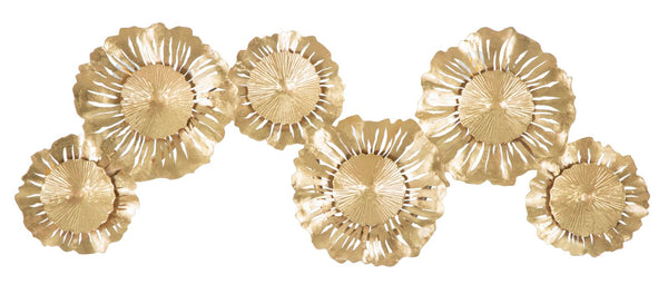 acquista Lampada da Muro Gispy Glam 3 Luci 85x8x34 cm in Ferro Oro