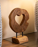 Scultura Hasi 20x10x28 cm in Teak Riciclato         