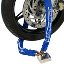Kit Antifurto Lucchetto e Catena 150 cm in Acciaio per Moto Scooter T.J. Marvin Z028 Nero