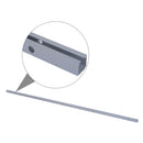 Binario per Porte Scorrevoli con Kit di Accessori Stile Rustico in Legno 200 cm 