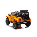 Macchina Elettrica per Bambini Fuoristrada Adventure 12V con Telecomando Giallo