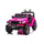 Macchina Elettrica per Bambini Jeep Wrangler Rubicon 12V con Telecomando Rosa