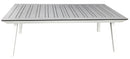 Tavolo Allungabile da Giardino 216/297x100x76 cm in Alluminio Grigio Scuro