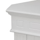 Camino Elettrico da Terra Ad Angolo 110x63x102 cm Ford Bianco       