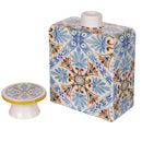 Bottiglia per Profumatore Ambiente 11x6,6x16 cm 600 ml in Ceramica VdE Tivoli 1996 Italian Beauty
