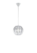 Lampada a Sospensione da Interno  E27 in Plastica Bianco