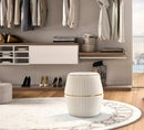 Pouf Iceland Plus Ø 50x52 cm in Legno 