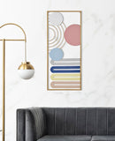 Pannello da Muro Colorful 37,5x2x84 cm in Ferro Multicolor      