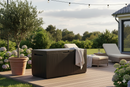 Baule Cassapanca da Esterno 123x57x54 cm in Resina Keter Springwood Marrone