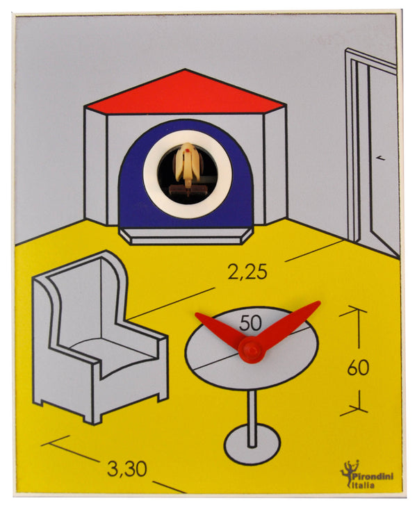 Orologio a Cucù da Parete 16,5x20x10cm Pirondini Italia D'Apres Archi online