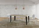  Tavolo Allungabile 180-440x90x77 cm Flame Premium Cashmere Telaio Antracite