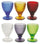 Set 6 Calici Ø9x12,5 cm in Vetro Villa d'Este Home Tivoli Imperial Multicolor