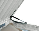 Baule da Esterno Keter Brightwood 145x69,7x60,3 cm in Resina Bianco