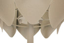 Lampada da Terra Space 39,5x39,5x155 cm in Ferro Crema      