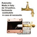 Fontana da Giardino con Base in Cemento 45x45x97 cm Antracite