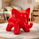 Sgabello Elephant Rosso 86x46x56 cm in Polietilene Rosso      