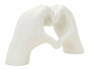 Scultura Lover White 25x7,5x13,5 cm in Resina Bianco      