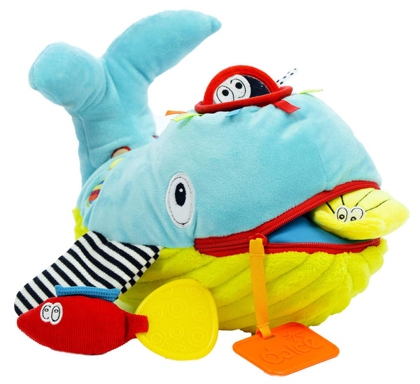 acquista Balena Peluche Gioca e Impara per Bambini con Suoni Dolce Blu