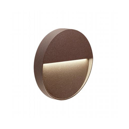Faretto Segnapassi a Semi Incasso da Esterno a LED Piccolo Sovil Geo Round Marrone acquista