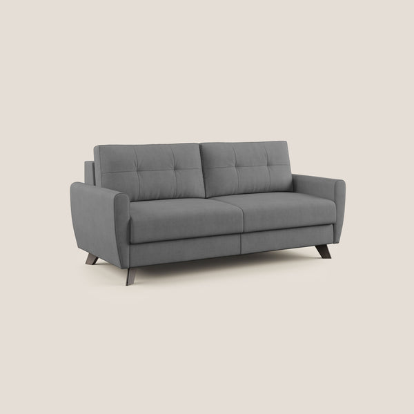 prezzo Divano Letto 3 Posti 188x97x96 cm in Tessuto Grigio