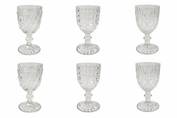 online Set 6 Calici in Vetro 200 ml Villa d'Este Home Tivoli Loira