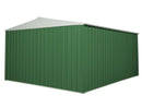 Casetta Box da Giardino in Lamiera di Acciaio Porta Utensili 360x430x210 cm Enaudi Verde