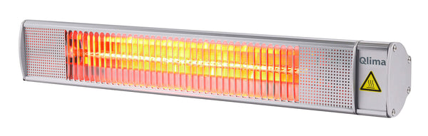 Stufa Elettrica da Parete per Esterno 2000W Qlima PEW3020 Silver prezzo