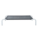 Brandina Portatile per Cani 110x80x20 cm Fino a 31,8Kg in Metallo e Tessuto a Rete Nero