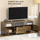 Mobile TV Max 65” 140,4x36x55 cm in Truciolato Marrone