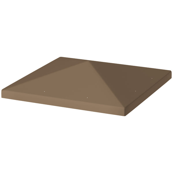 Copertura per Gazebo da Giardino 298x298 cm in Tessuto Oxford 600D con Fori di Drenaggio Marrone online