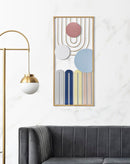 Pannello da Muro Colorful 37x2x84 cm in Ferro Multicolor      