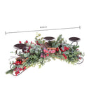 Centrotavola Natalizio 72 cm per 3 Candele